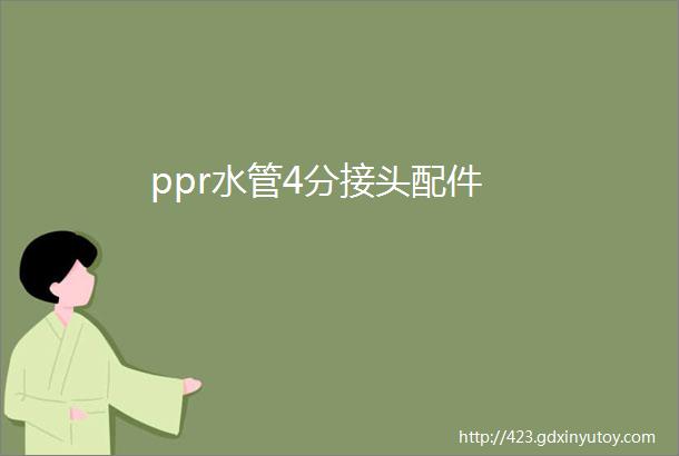 ppr水管4分接头配件